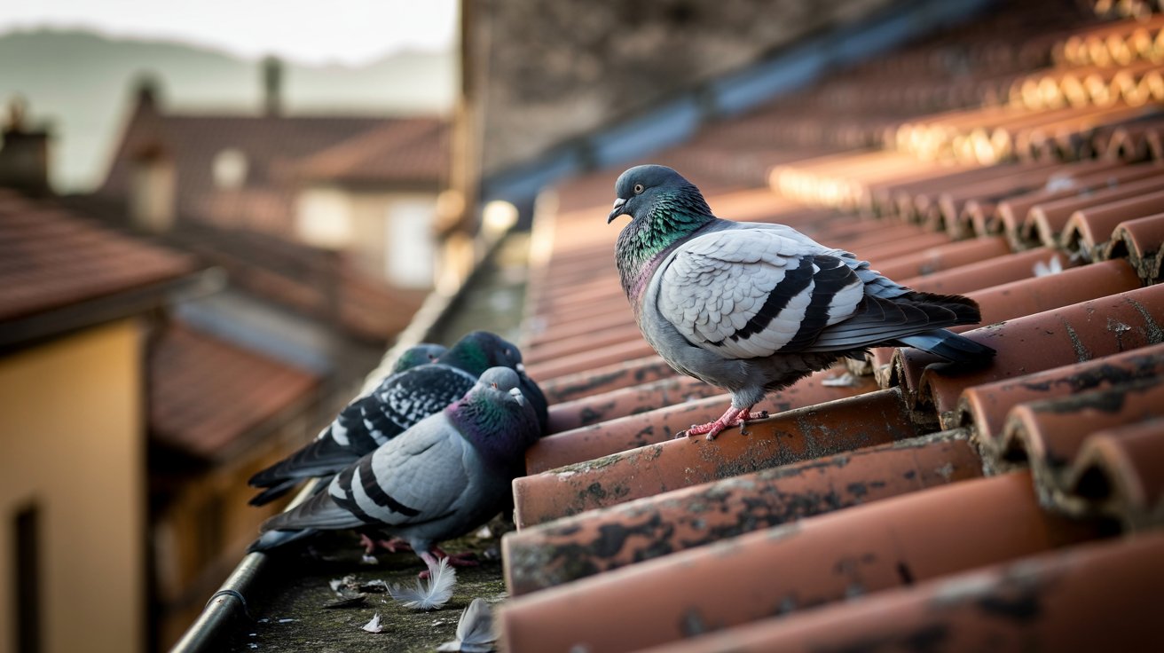 Read more about the article הרחקת יונים מגג רעפים: מדריך מקיף לשמירה על הבית