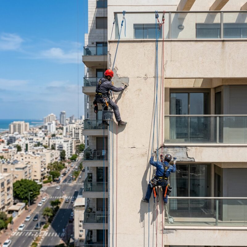 סנפלינג - דוגמה לסנפלינג, עבודות בגובה - הפתרון המושלם לת...