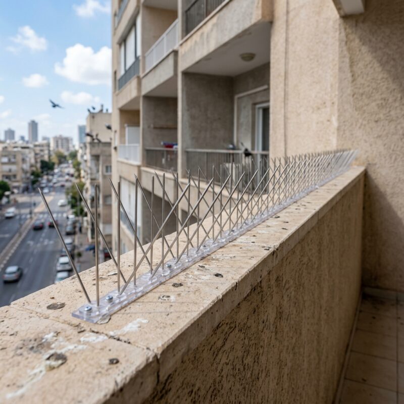 דוקרנים נגד יונים - דוגמה לדוקרנים נגד יונים - איך להיפטר מהיונים א...