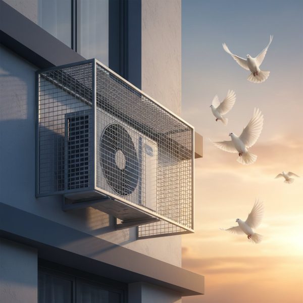 הרחקת יונים מהמזגן